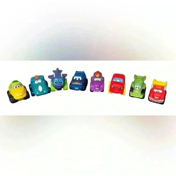 Hasbro Tonka Lil Chuck & Friends Wheelie Toy Lot of 8 - Picture 1 of 6